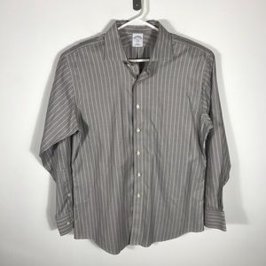 BROOKS BROTHERS LONG SLEEVE DRESS SHIRT SZ 16-4/5